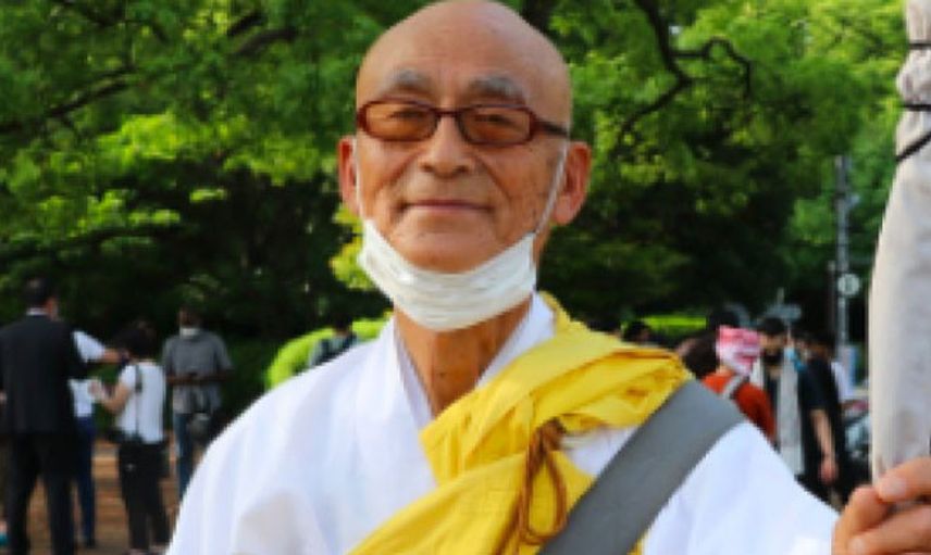 Japonya'daki Budist Rahipten Filistin'e Destek Geldi