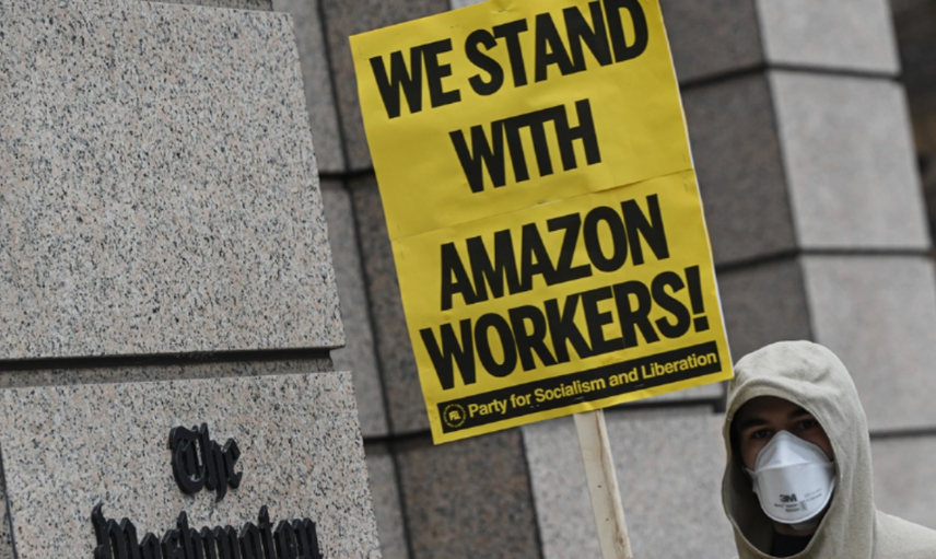 Jeff Bezos'a protesto