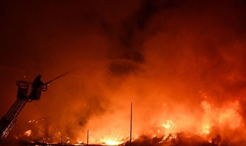 Kahramanmaraş'ta Orduevinde Korkutan Yangın
