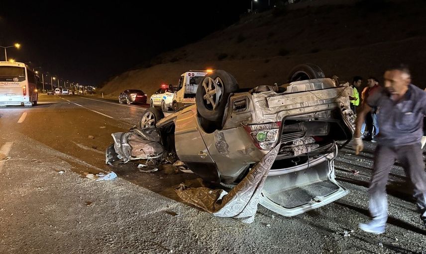 Kahramanmaraş'ta Otomobilin Takla Atması Sonucu Sürücü Yaralandı