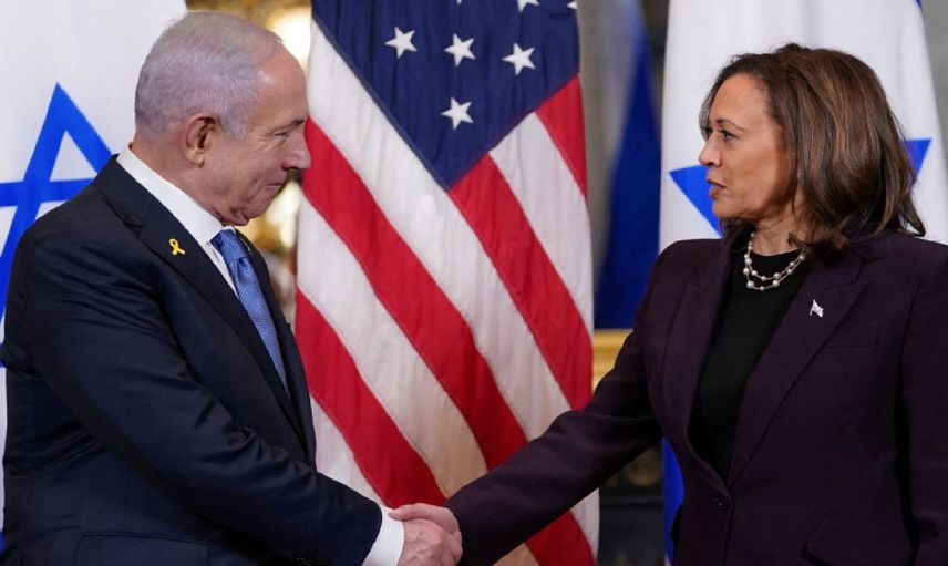 Kamala Harris bayrağı devraldı: Gazze katliamcısı Netanyahu ile görüştü