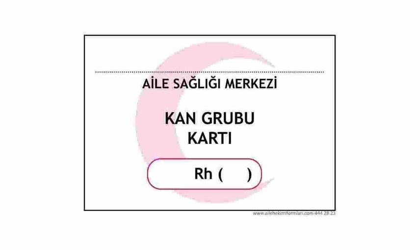 Kan grubu kartı nasıl alınır, nereden alınır? Sağlık ocağından, Kızılay'dan, özel ve devlet hastanelerinden kan grubu kartı alınır mı?
