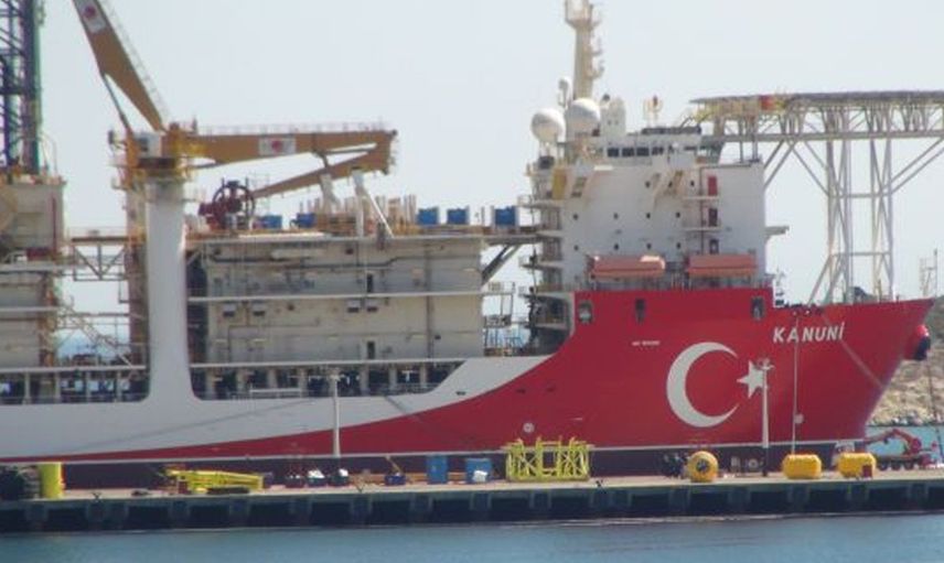 Kanuni Sondaj Gemisi Kırmızı Beyaza Boyandı
