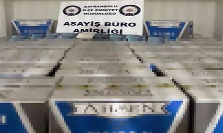 Karabük'te 2 Milyon 570 Bin Boş Makaron Yakalandı