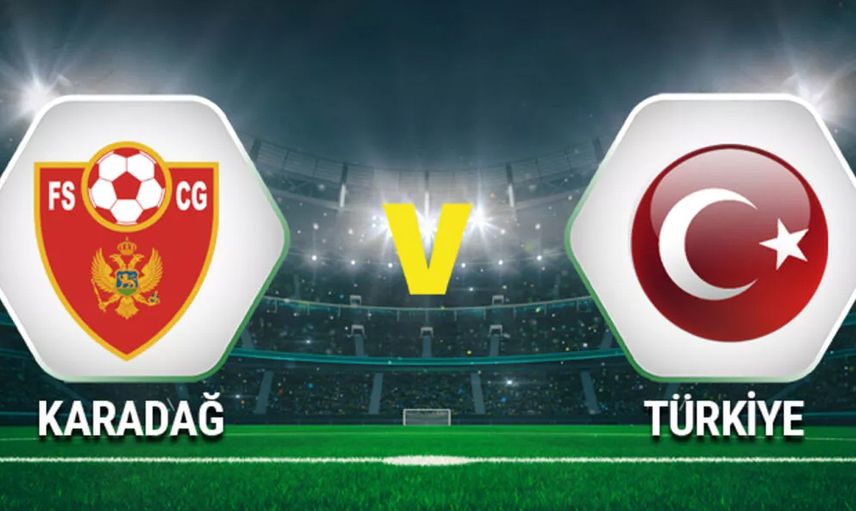 Maç Sona Erdi! Karadağ 1-2 Türkiye
