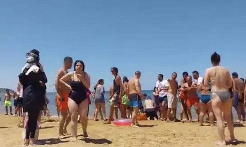 Karadeniz'in kıyısında korku dolu anlar! Kilyos'ta çocuğu boğulan baygın anneyi ayıltmak için defalarca tokatladılar!