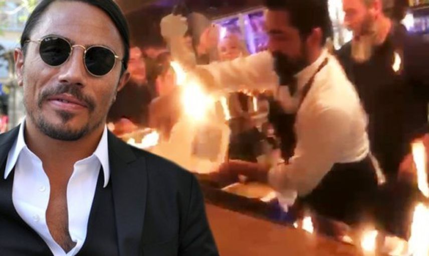 Kasap Nusret'ten Dj Khaled İçin Et Şovu
