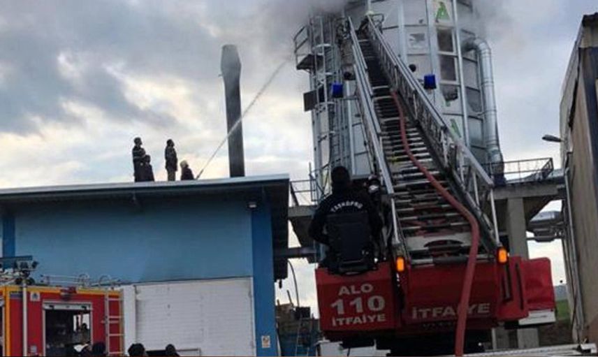 Kastamonu'da Kereste Fabrikasında Yangın Çıktı