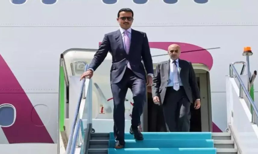 Katar Emiri Şeyh Temim bin Hamed Al Sani Ankara'ya Geldi