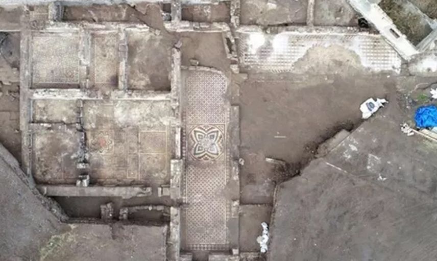 Kayseri’de Anadolu'nun en büyük Bizans mozaiği bulundu