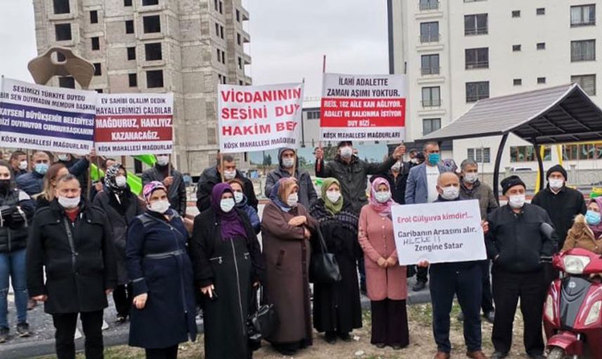 Kayseri’de Arsa Sahipleri 16 Senedir Ev Sahibi Olmayı Bekliyor