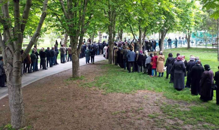 Kayseri'de metrelerce kuyruk oluştu: Vatandaşlar organik domates fidesi alabilmek için birbiriyle yarıştı!