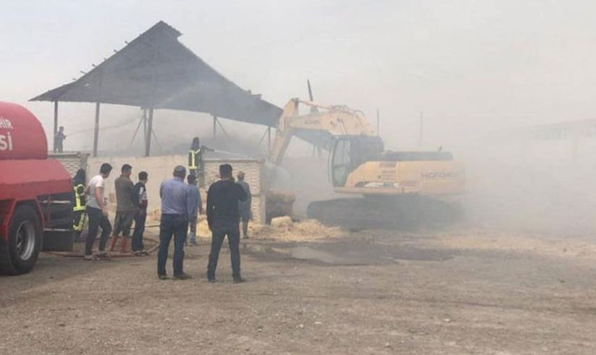 Kayseri’de Yangın: 3 Bin Yem Yanarak Kül Oldu