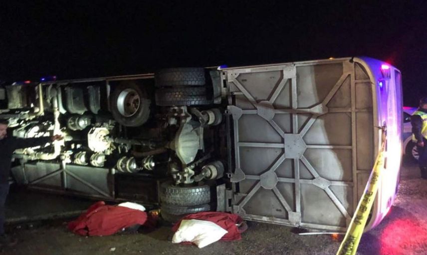 Kayseri’de yolcu otobüsü devrildi: Çok sayıda ölü ve yaralı var