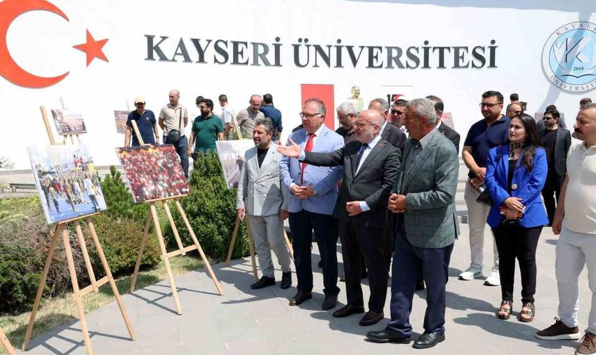 Kayü’de 15 Temmuz anma töreni ve fotoğraf sergisi düzenlendi