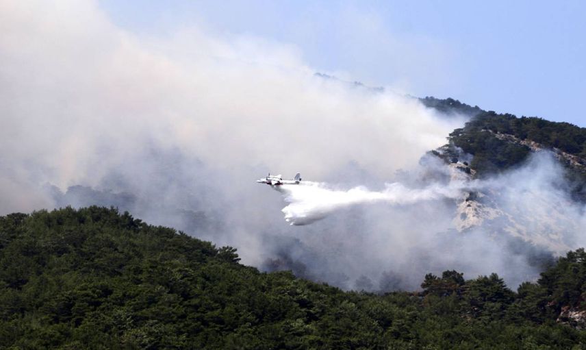 Kazdağları’nda orman yangını: Çok sayıda ekip müdahale ediyor