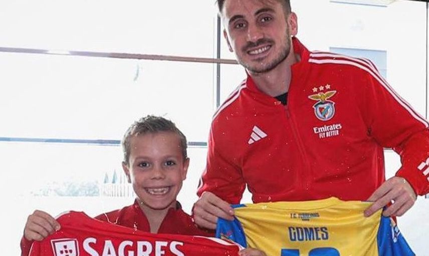 Kerem Aktürkoğlu, Minik Tomas Gomes ile buluştu: Özel bir misafirim vardı