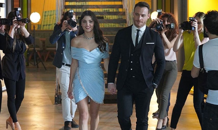 Kerem Bürsin ve Hande Erçel Dudak Dudağa Yakalandı!