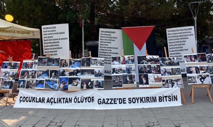 Kırıkkale'de Gazze'ye Destek İmza Kampanyası Düzenlendi