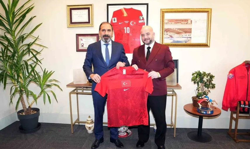 Kırkpınar Ağası Ufuk Özünlü'den TFF'ye Ziyaret