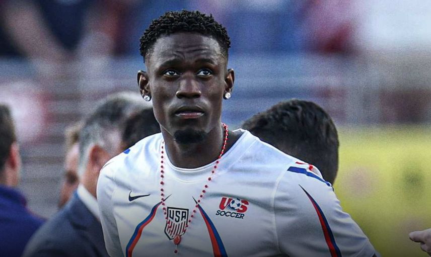 Kırmızı kart gören ABD'li futbolcu Balogun Belçika karşısında forma giyecek