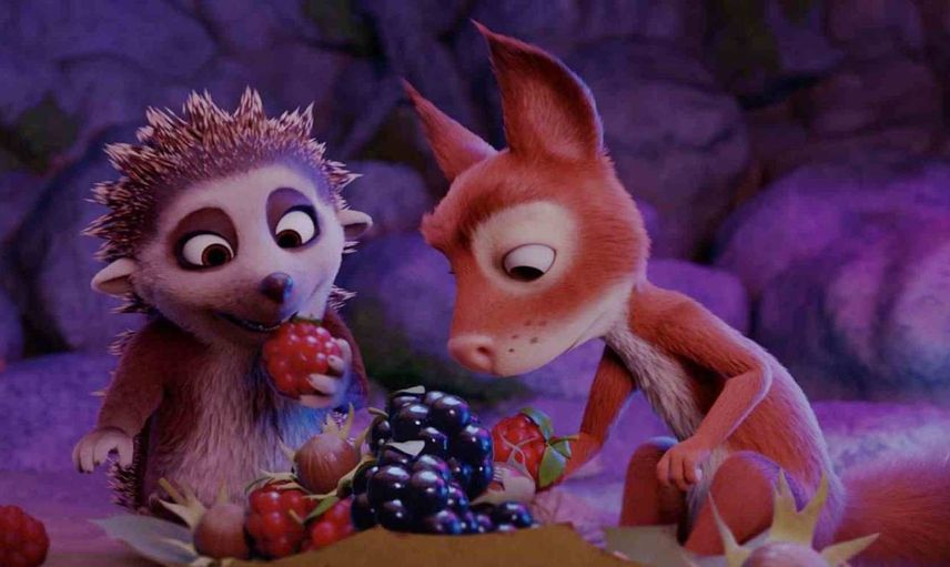 Kirpi Latte ve Büyülü Taş film konusu ve oyuncuları