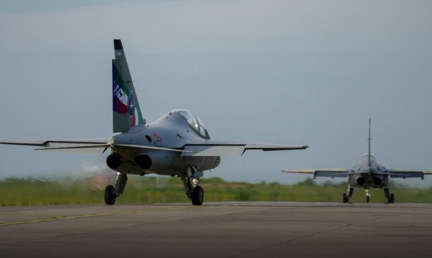 KIZILELMA ve İtalyan M-346'dan gökyüzünde iş birliği
