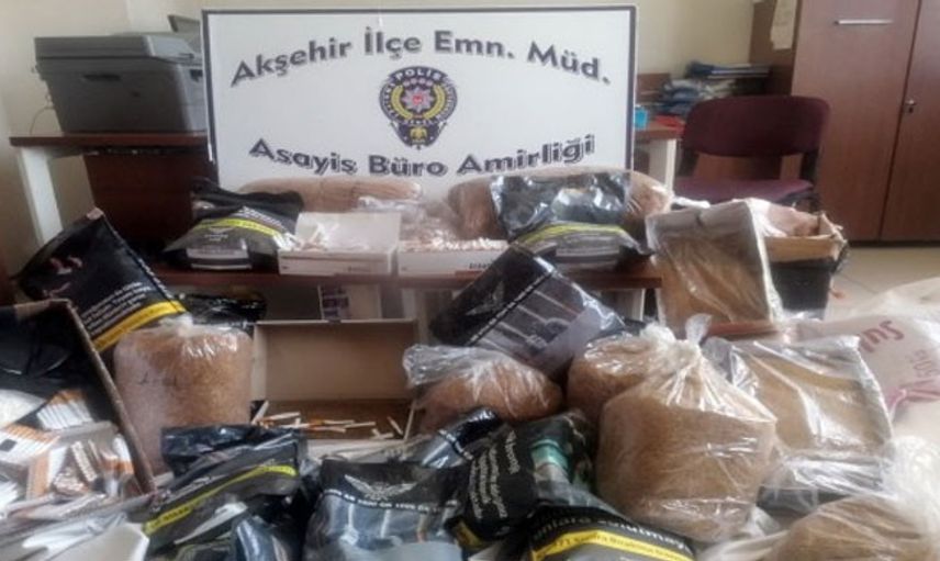 Konya'da 39 Kilo Kaçak Tütün Yakalandı