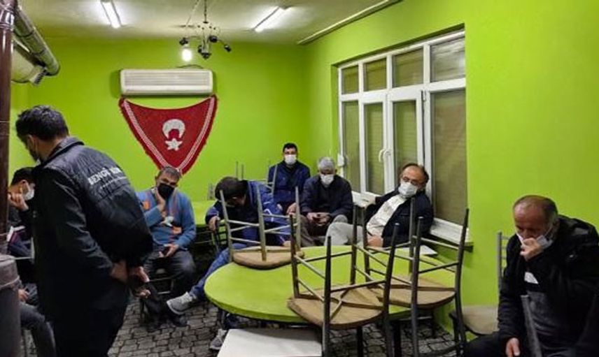 Konya'da Kahvehaneye Çevrilen Eve Baskın