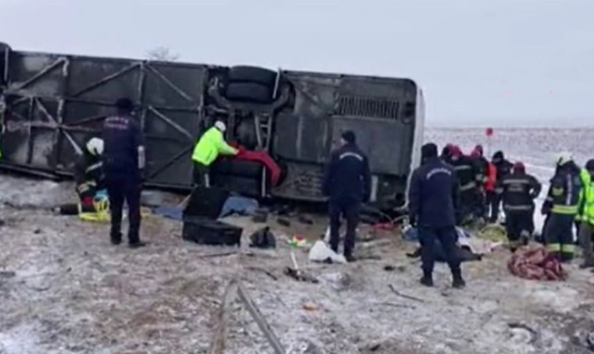 Konya'da Korkunç Kaza! Tur Otobüsü Devrildi: 5 Ölü 26 Yaralı