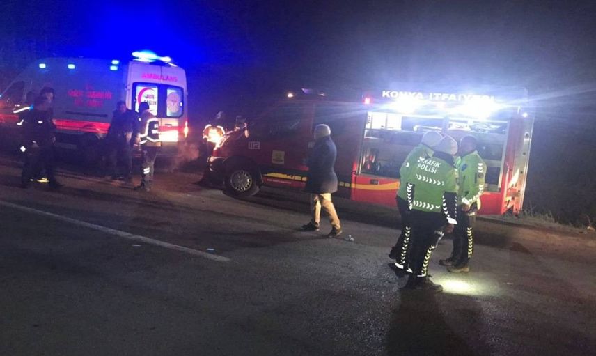 Konya’da korkutan kaza: Çok sayıda yaralı var