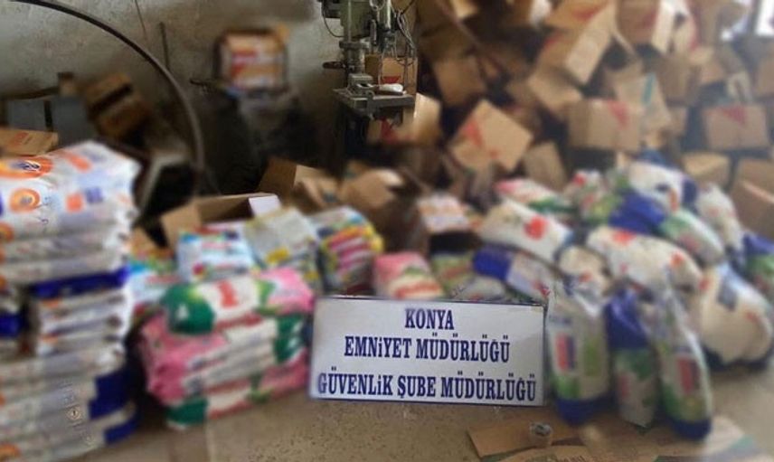 Konya'da Sahte Deterjan Operasyonu Yapıldı: 2 Gözaltı
