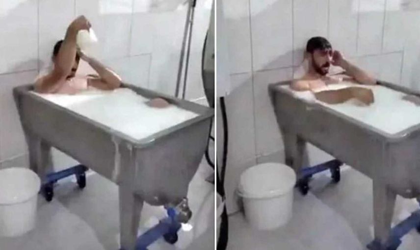Konya'da süt kazanında banyo yapan adam tazminat alacak mı, aldı mı?