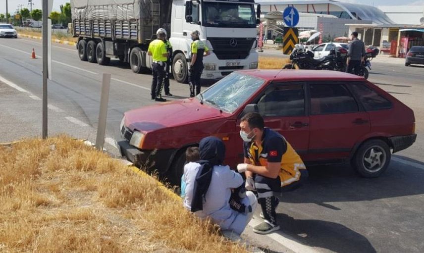 Konya'da Trafik Kazası Meydana Geldi