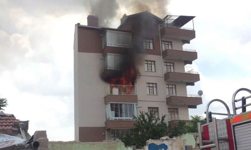 Konya’da Yangın Paniği Yaşandı