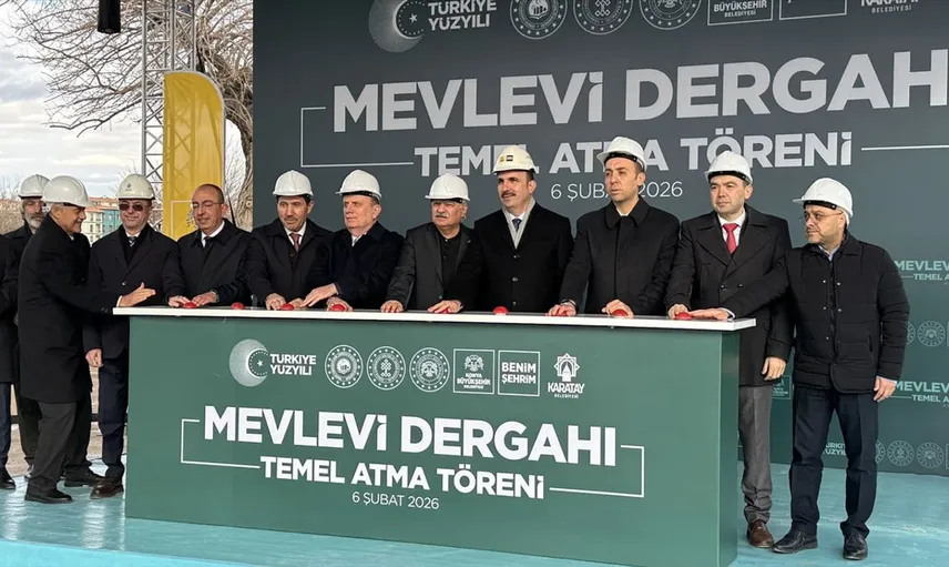 Konya'da Yenilikçi Bir Proje: Mevlevi Dergahı'nın Temeli Atıldı