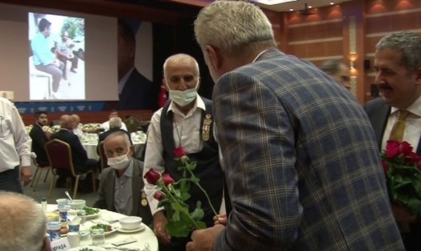 Kore ve Kıbrıs Gazileri AK Parti İl Başkanlığı'nda Bir Araya Geldi!