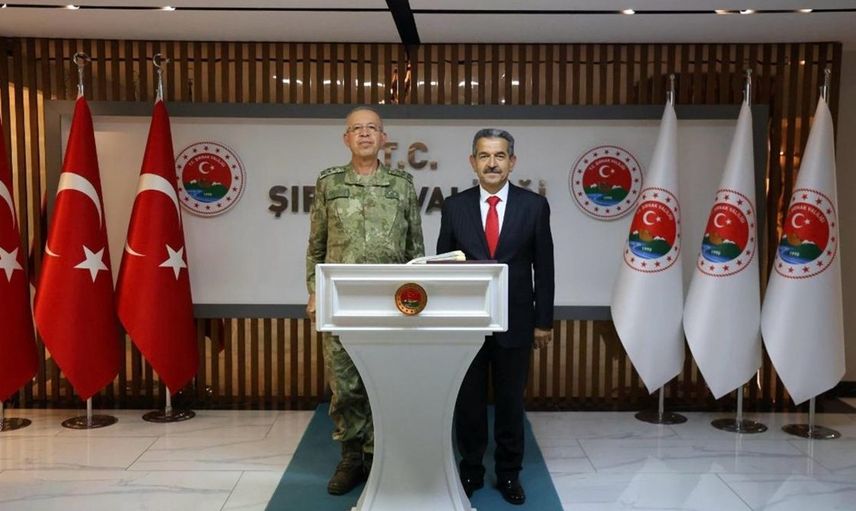 Korgeneral Topaloğlu'ndan Şırnak Valisi Ekici'ye Ziyaret