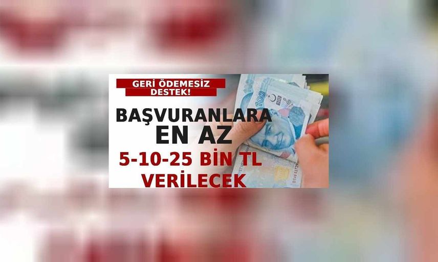 KOSGEB'den geri ödeme şartsız para desteği: 5-10-20 bin TL karşılıksız destek!