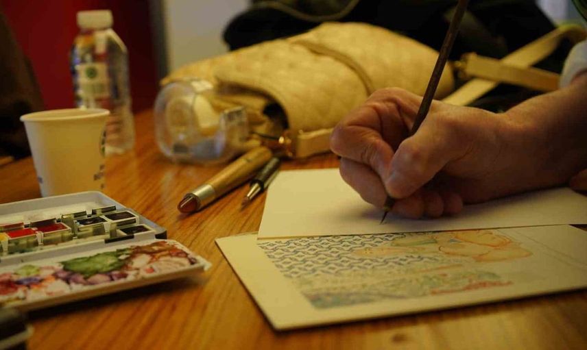Kültür yolu festivalinde minyatür sanatına yoğun ilgi
