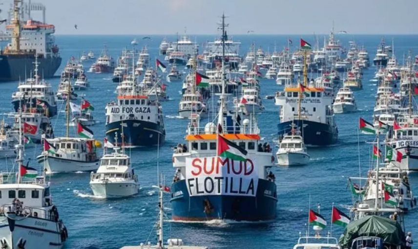 Küresel Sumud Filosu'nun Gazze yolculuğu başladı!
