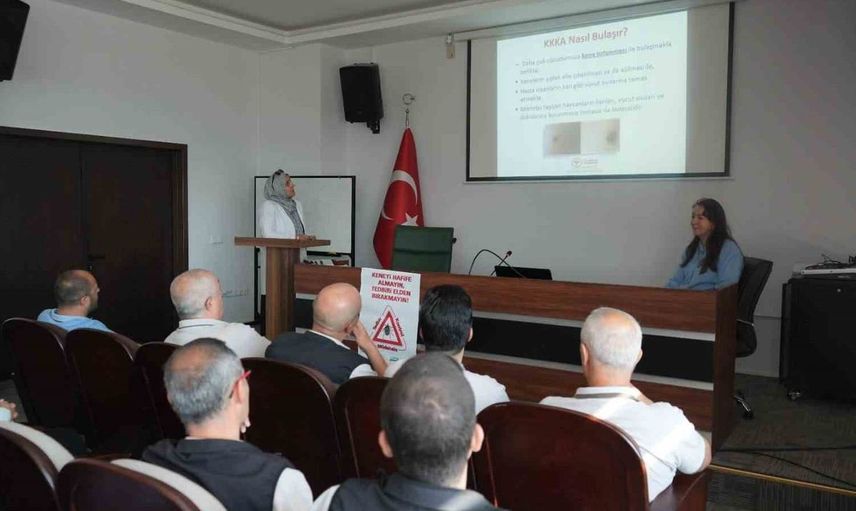 Kütahya’da obm personeline kkka hastalığına karşı bilgilendirme eğitimi