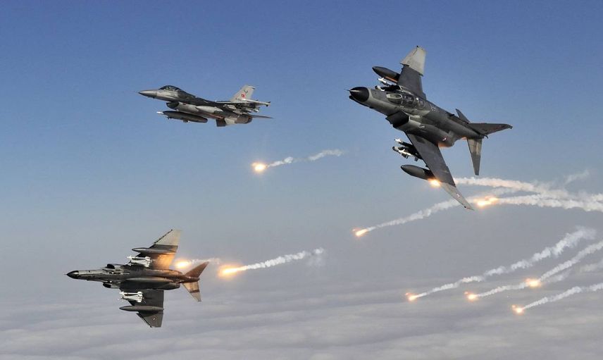 Kuzey Irak’a nokta hava operasyonu: 13 terör hedefi yok edildi