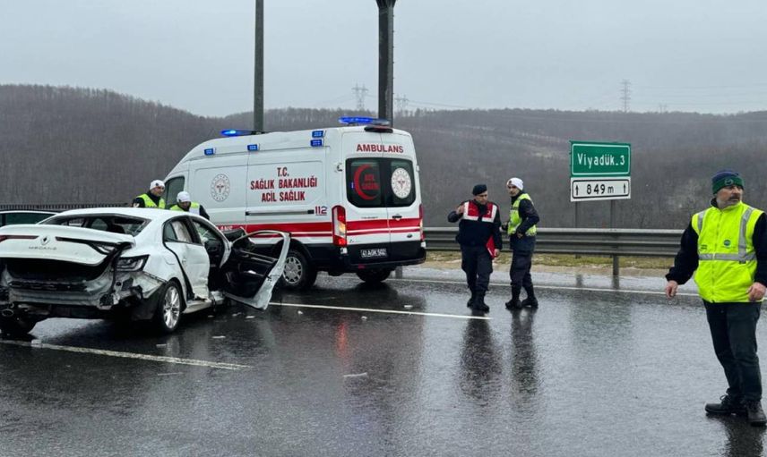 Kuzey Marmara Otoyolu’nda korkutan kaza: Çok sayıda yaralı var