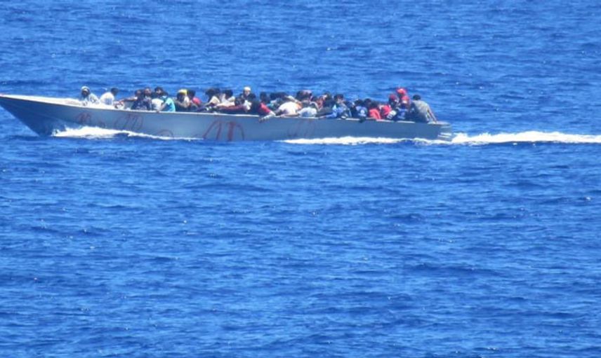 Libya Açıklarında 54 Düzensiz Göçmen Kurtarıldı