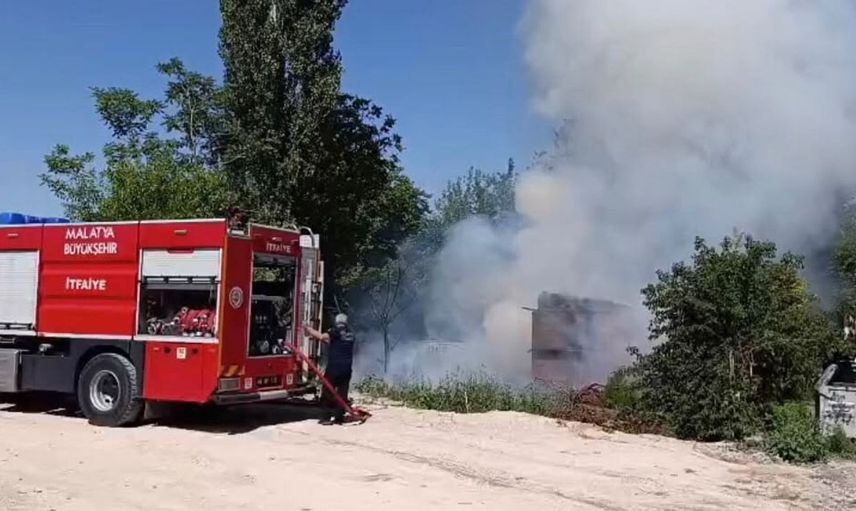 Malatya'da bahçe yangını kontrol altına alındı