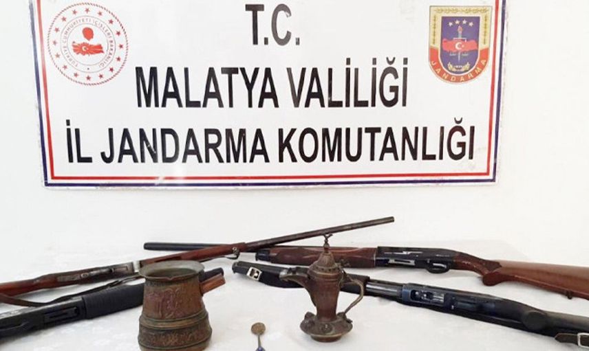 Malatya’da Tarihi Eser Kaçakçılarına Operasyon