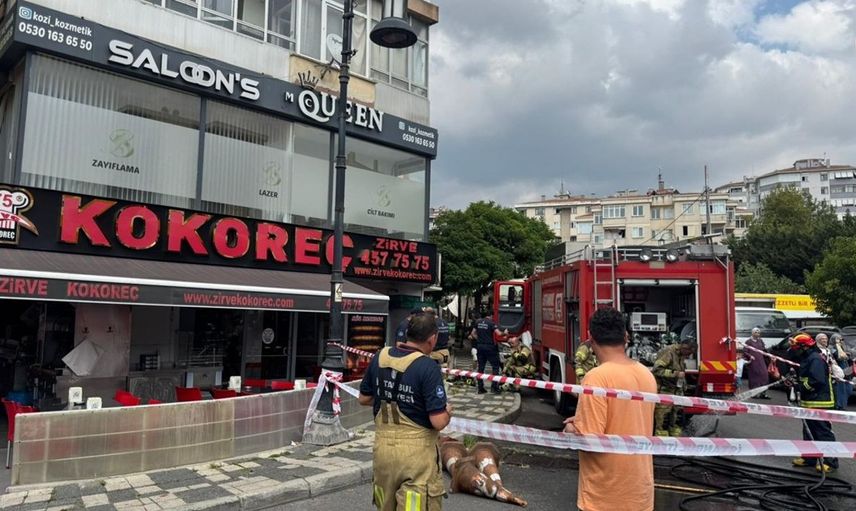 Maltepe'deki Güzellik Salonu Yangını Kontrol Altına Alındı
