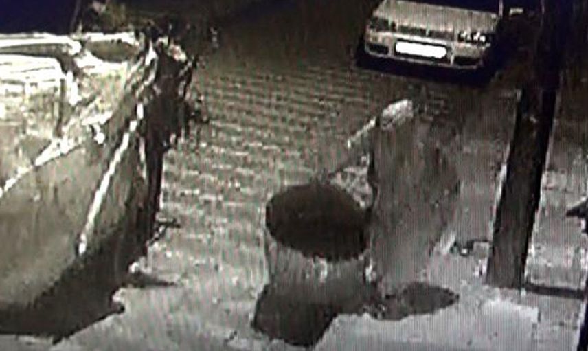 Manisa'da güvenlik kamerasına yansıyan hırsızlık izleyenleri gülme krizine soktu