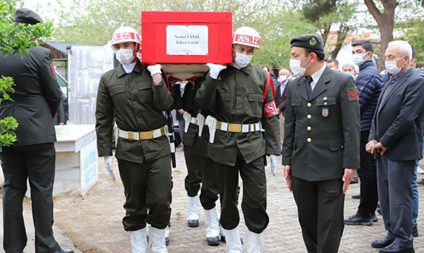 Manisa’da Kıbrıs Gazisi, Askeri Törenle Defnedildi